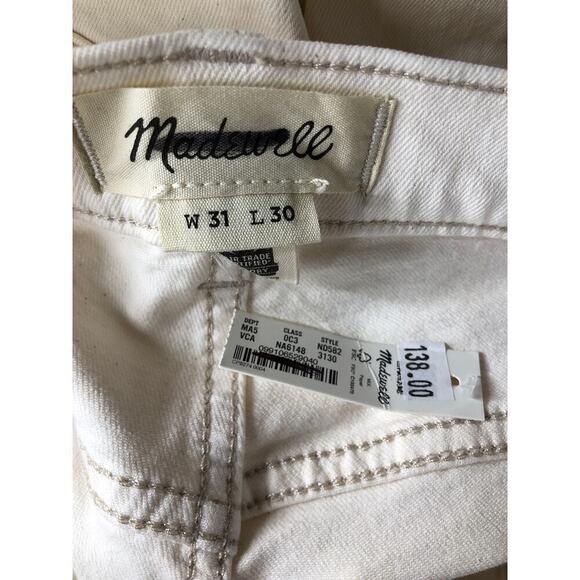 Madewell Relaxed Taper Jeans in Vintage Canvas Denim NWT Mens Size 31 x 30 - Picture 7 of 12